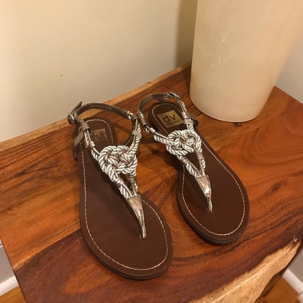 New dolce vita silver sandals.